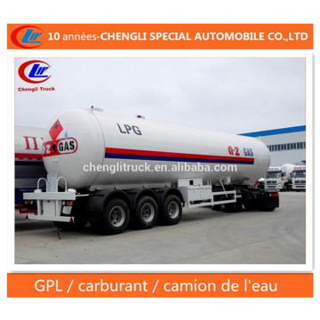 56000L LPG Tanque Semi Trailer 56cbm LPG Entrega Trailer para venda quente